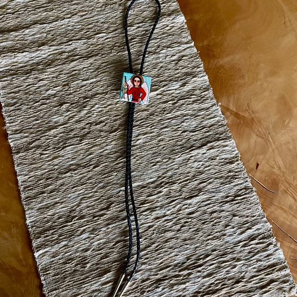 Handmade Unique Wearable Art Bolo Tie - Picture 5 of 7